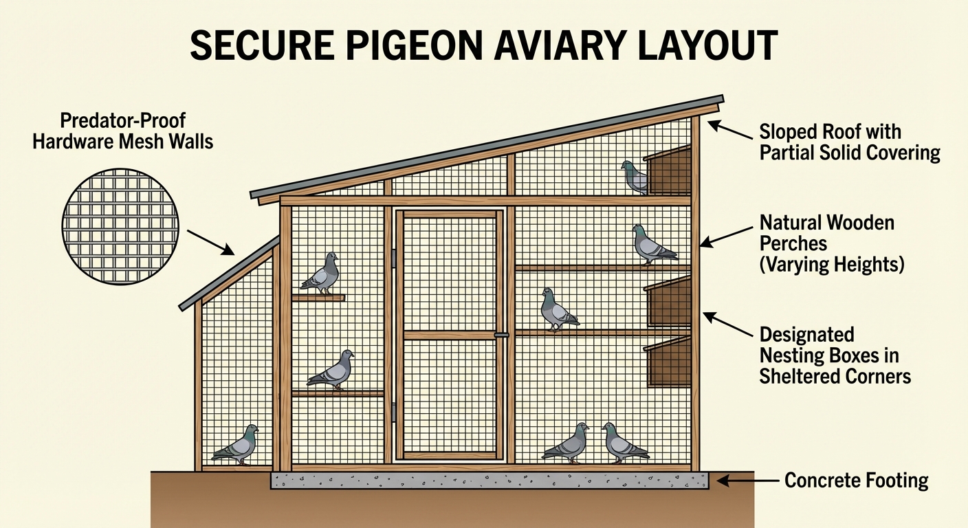 Pigeon Rescue: Creating Safe and Enriched Habitats for Rescued Pigeons