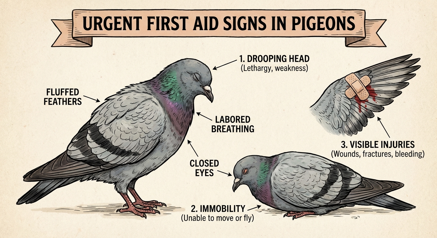 Pigeon Rescue: First Aid & Emergency Care