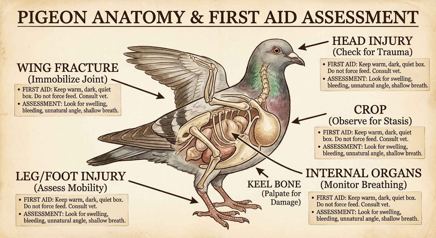 Advanced First Aid & Emergency Care for Injured or Sick Pigeons