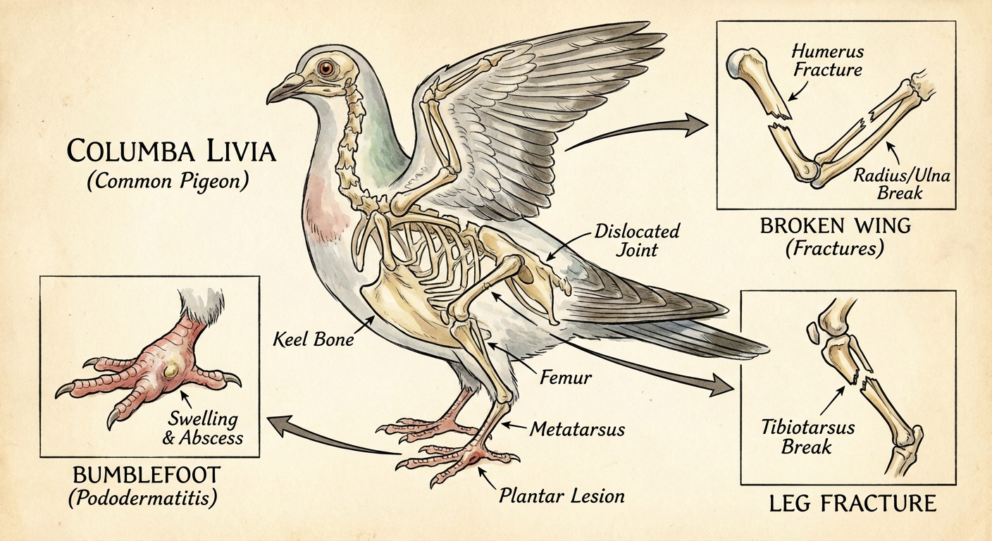 Pigeon Rescue: Health & Medicine with Real-World Case Studies