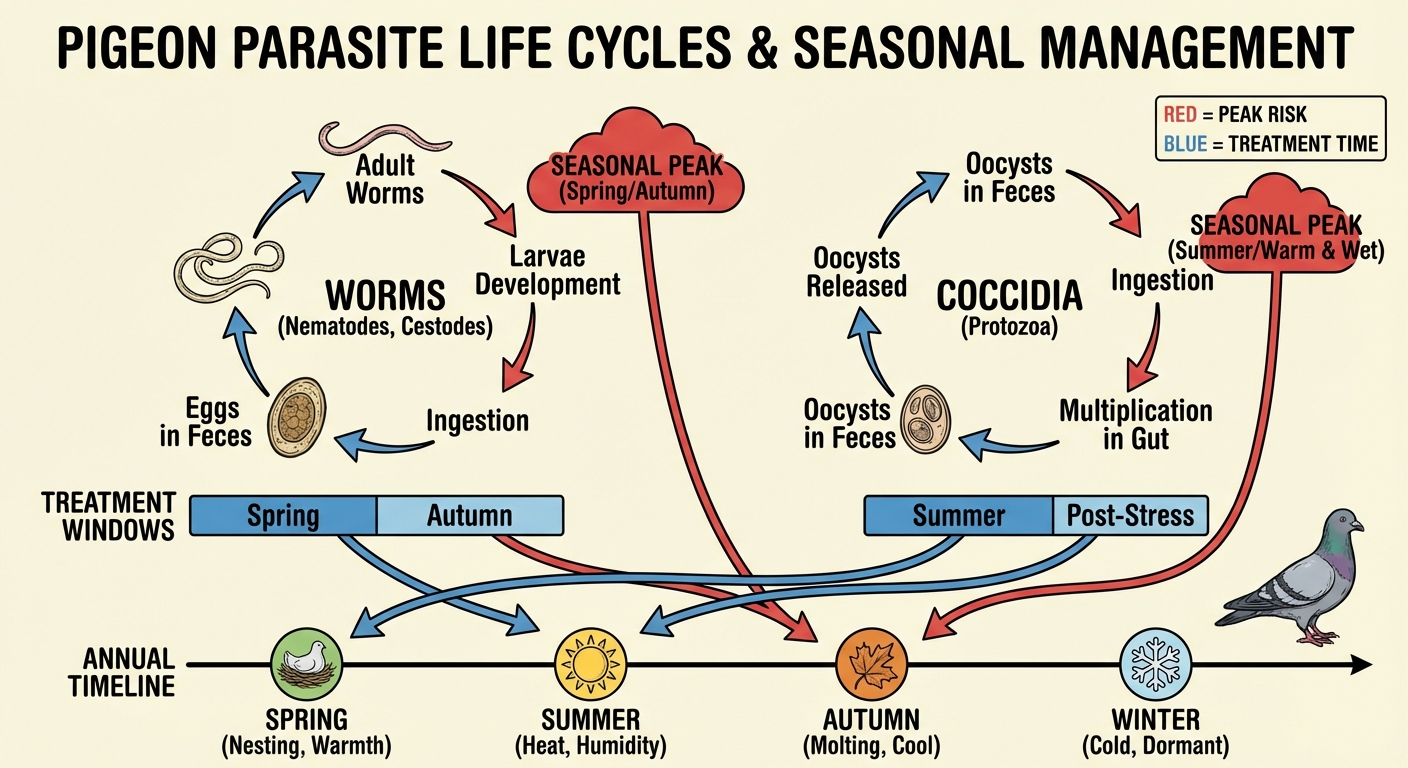 Pigeon Rescue: Health & Medicine with Seasonal Considerations