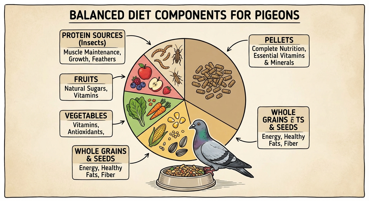 Comprehensive Guide to Nutrition & Feeding for Rescued Pigeons