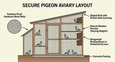 Pigeon Rescue: Creating Safe and Enriched Habitats for Rescued Pigeons