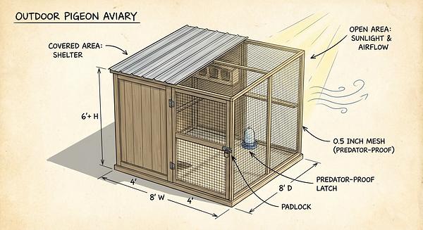 Comprehensive Guide to Habitat & Housing for Rescued Pigeons