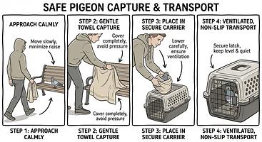 Pigeon Rescue and Rehabilitation: Overcoming Common Challenges with Practical Solutions