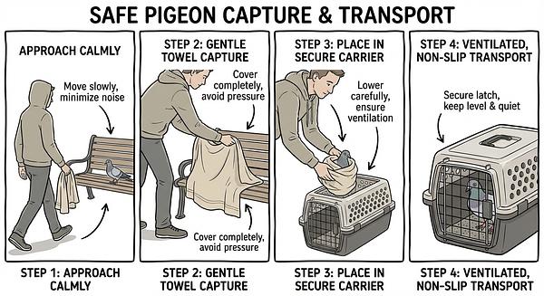 Pigeon Rescue and Rehabilitation: Overcoming Common Challenges with Practical Solutions