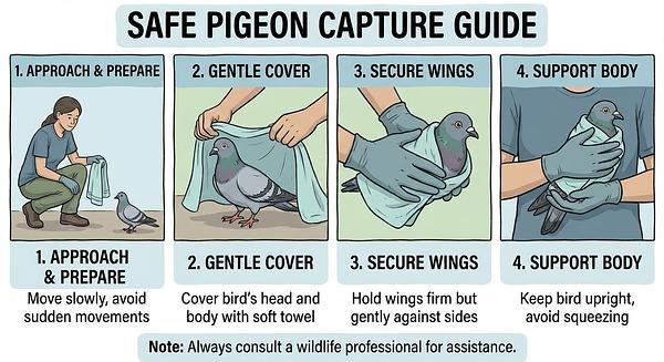 Pigeon Rescue: Essential Fundamentals of Rescue and Rehabilitation