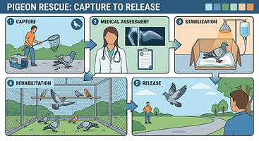 Pigeon Rescue: Techniques and Processes for Effective Rehabilitation
