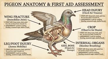 Advanced First Aid & Emergency Care for Injured or Sick Pigeons