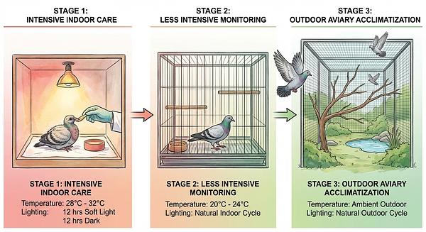 Pigeon Rescue and Rehabilitation: Seasonal Considerations and Best Practices