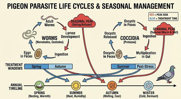 Pigeon Rescue: Health & Medicine with Seasonal Considerations