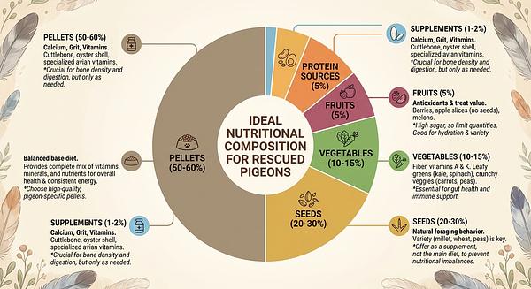 Advanced Nutrition & Feeding Practices in Pigeon Rescue